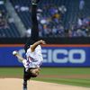 Photo: Olympian Laurie Hernandez Flips Out For The Mets